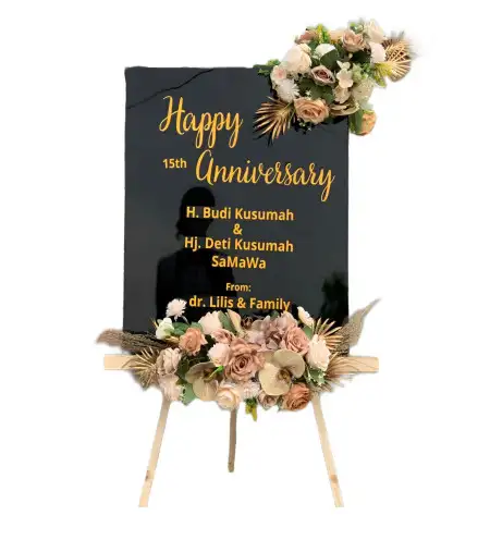 Papan Bunga Akrilik Gane Barat