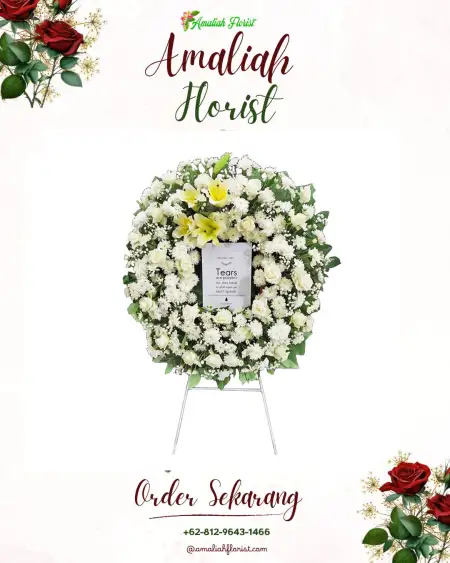 Krans Bunga Duka Gane Barat