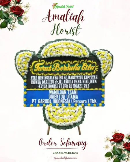 Papan Bunga Duka Gane Barat